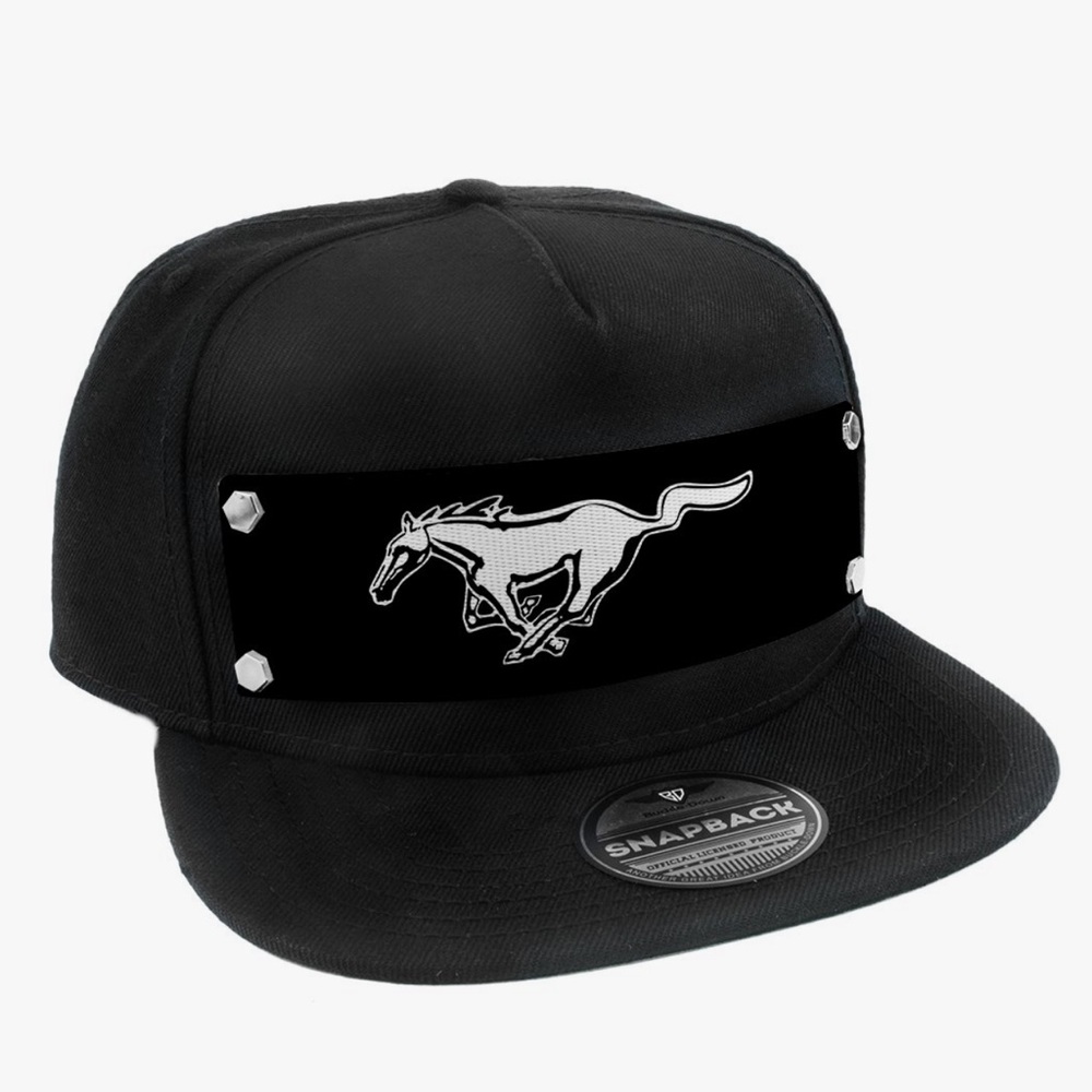 BUCKLE DOWN snapback Mustang hat NWOT